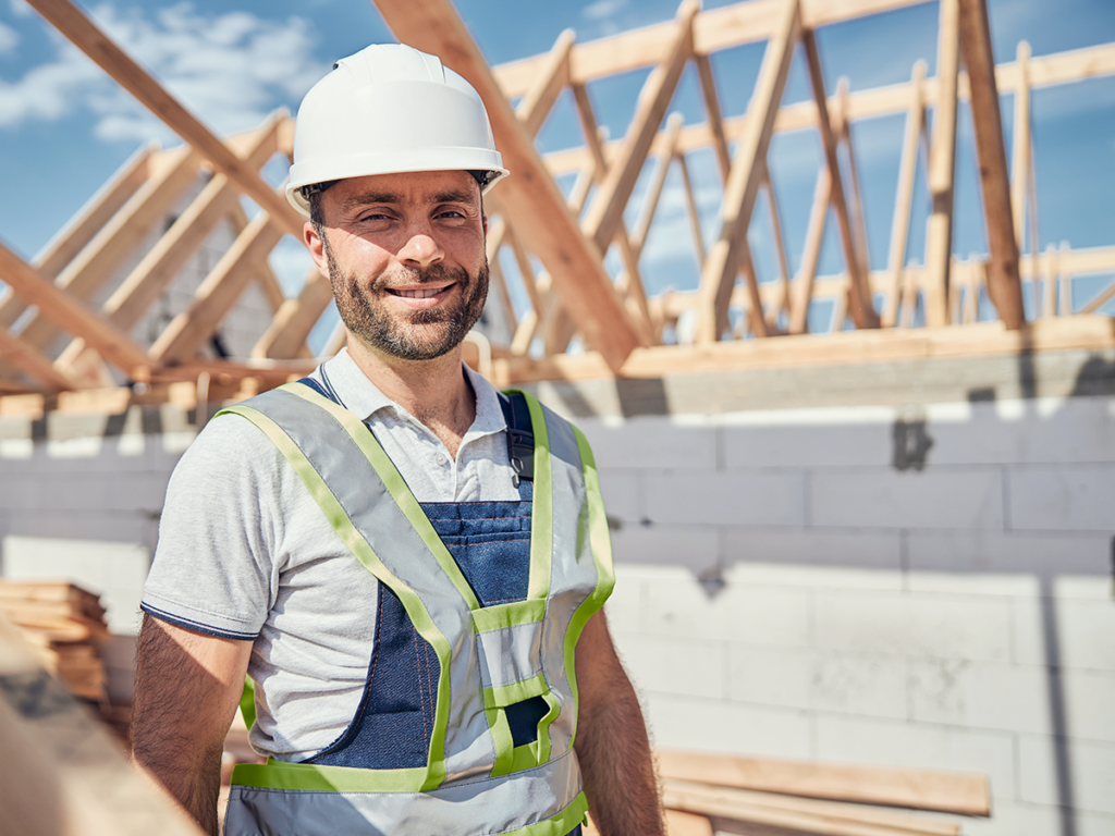 Home Builder Contractor Services demonstrated by contractor checking out site